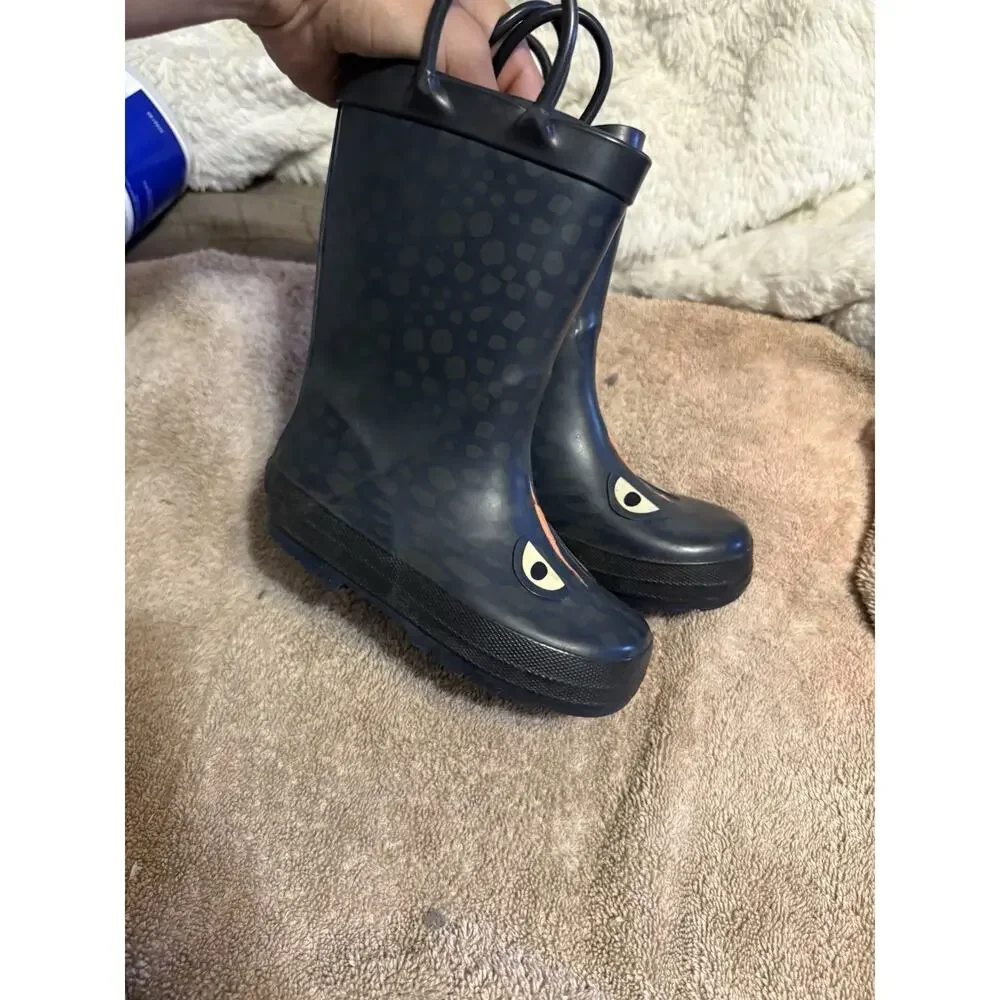 Carter's Blue Unisex Kids Pull-On Rain Boot Rubber US 8c
